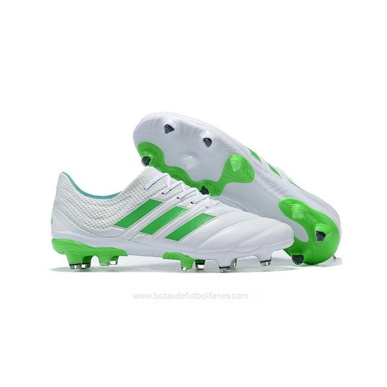 Pera Cabeza flojo Adidas Copa 19.1 FG – Blanco Verde – ofertas botas de futbol,botas de  futbol multitacos