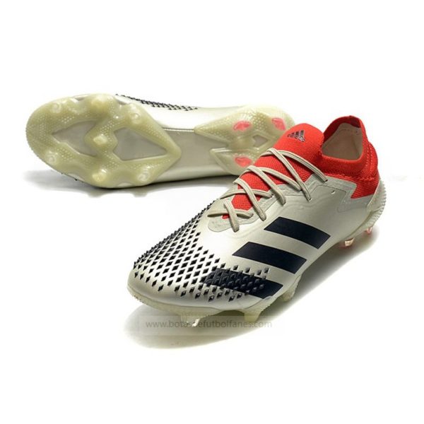 Botas de Fútbol adidas Predator Mutator 20+ FG Negro Blanco Rojo