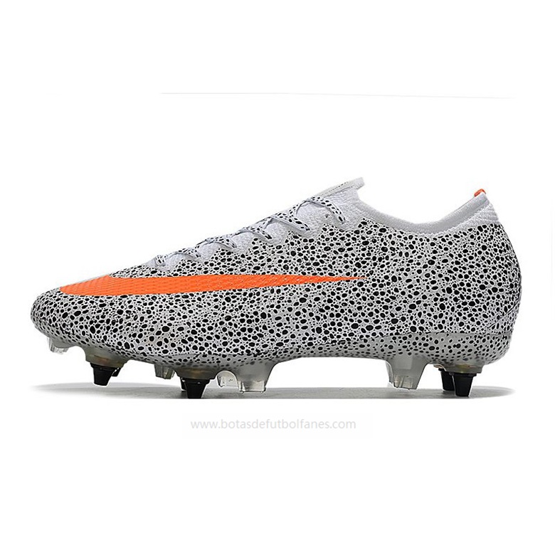 Nike Mercurial Vapor XIII Elite SG AC CR7 Safari – Blanco Naranja Negro –  ofertas botas de futbol,botas de futbol multitacos