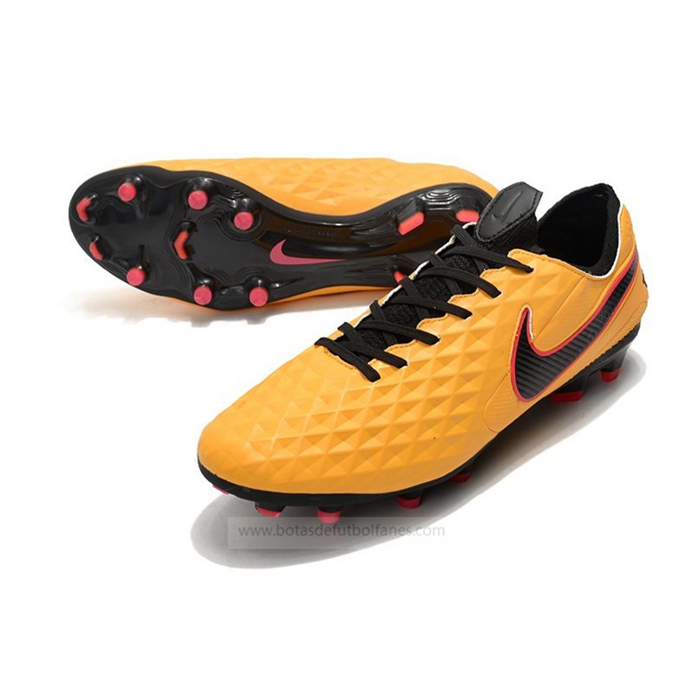 Nike Tiempo Legend VIII Elite FG – Naranja Negro ofertas botas de futbol,botas de futbol